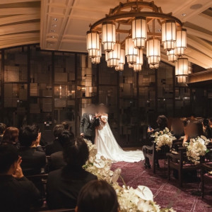 夜の挙式会場|751673さんのTHE CONDER HOUSE（ザ・コンダーハウス）の写真(2570694)