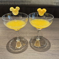 ディズニー好きにはたまらない生搾りオレンジジュース