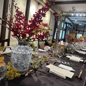 とてもドストライクな装花・コーディネートになりました。|751777さんの萬屋本店 - KAMAKURA HASE est1806 -の写真(2571285)