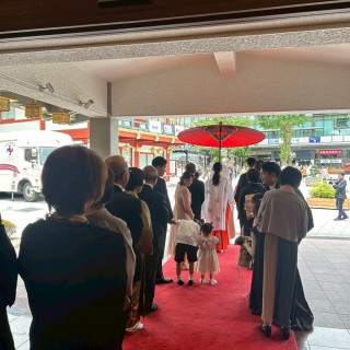 明神会館入り口