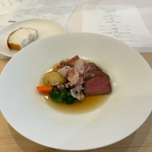 肉料理（鰹節スープ）|751801さんの神田明神 明神会館の写真(2458720)