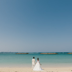 海での写真|751817さんのヴォヤージュ ドゥ ルミエール北谷リゾートの写真(2458622)