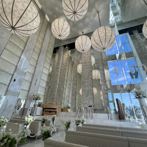 幻想的な雰囲気です。|751833さんのノートルダム大阪ONE/FIVESTAR WEDDINGの写真(2458750)