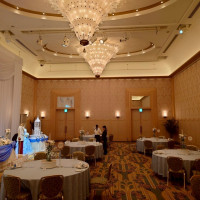 シンデレラをイメージした披露宴会場