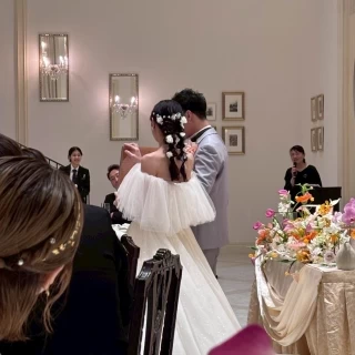 結婚証明書披露