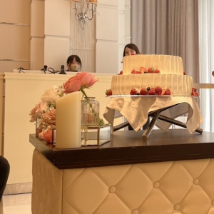 ウェディングケーキ|751953さんのアルマリアン 福岡（ALMALIEN FUKUOKA）の写真(2459803)