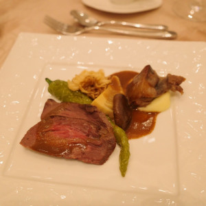 メインの肉料理|751953さんのアルマリアン 福岡（ALMALIEN FUKUOKA）の写真(2459669)