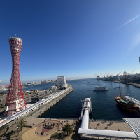 フラワーシャワーの場所から見える景色です。