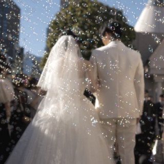 チャペルでバブルガン