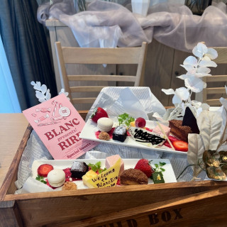 最後にでてくるケーキです
