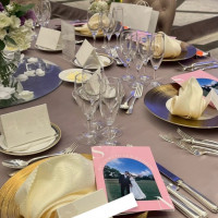 お皿、クロスの色など選ぶことが可能です