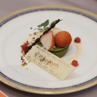 受付をしてくれたゲストにプレートをつけました