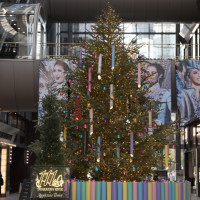 クリスマスのシーズンだったためクリスマスツリーがありました