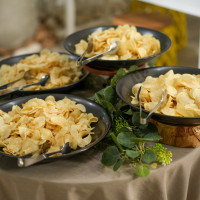 デザートのメイン
ポテチ食べ放題(塩・幸せバター)