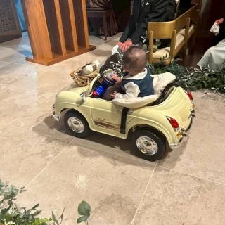 持ち込んだラジコンカー