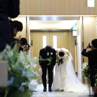 フラワーシャワー後です。