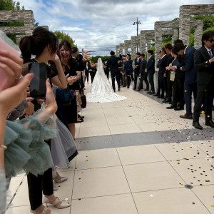 挙式場の外|752138さんのノートルダム周南/FIVESTAR WEDDINGの写真(2461083)