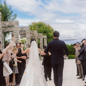 フラワーシャワー|752138さんのノートルダム周南/FIVESTAR WEDDINGの写真(2461067)