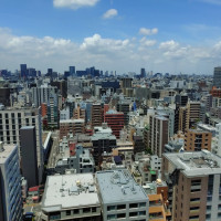 披露宴会場の窓からの景色