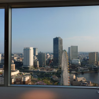 試食会場の窓からの景色