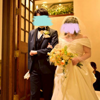 当日の衣装とブーケ
