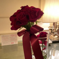 挙式に使用したダーズンローズの薔薇