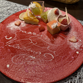 試食のデザート