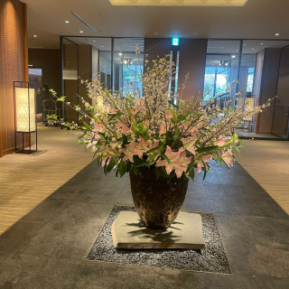 ホテルのエントランス