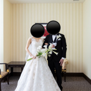 挙式入場前の控え室|752360さんのノートルダムマリノア/FIVESTAR WEDDINGの写真(2472472)