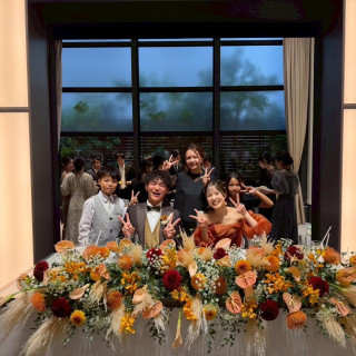 おしゃれな雰囲気の披露宴会場です！