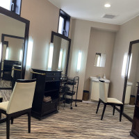 ゲストの身支度ができるお部屋