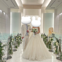 チャペルがとてもオシャレで、写真映えします。