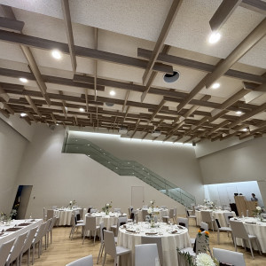 大きな階段がある|752502さんのMIRAIE Wedding（ミライエウエディング）の写真(2462450)
