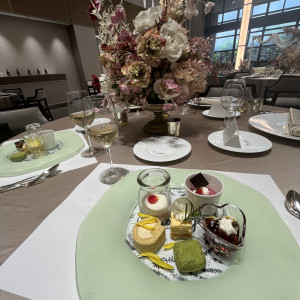 ケーキです！|752540さんのアルカンシエル luxe mariage 名古屋（アルカンシエルグループ）の写真(2462458)