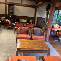 控え室はモダンな感じでした。