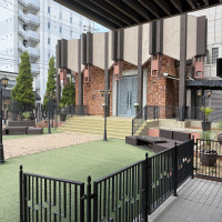 挙式の外観。HOTEL正面玄関と逆なのでとても静か。