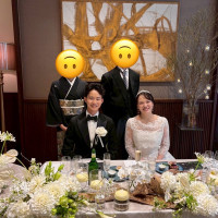 披露宴にて