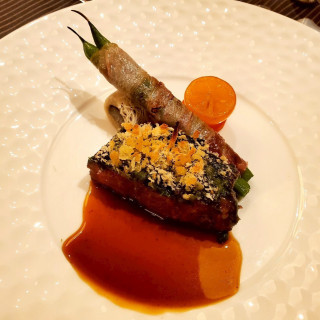 メインの牛フィレ肉