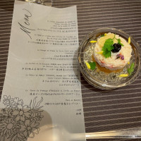 手作りのメニュー表です。