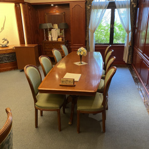 親族控室。新郎側。|752809さんの藻岩シャローム教会の写真(2464473)