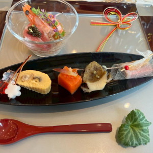 最初の料理|752869さんの京都 アートグレイス ウエディングヒルズの写真(2463859)
