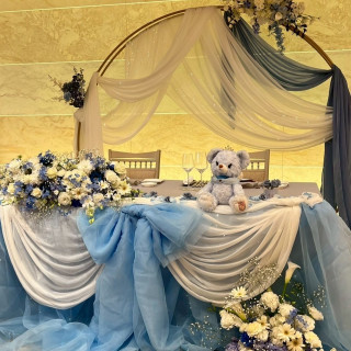 新郎新婦の席