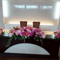 お花の演出は自由で、可愛らしく飾ることができます。