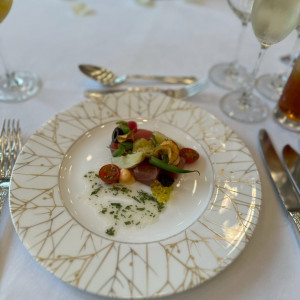 コース料理です。|752900さんのアプローズスクエア 名古屋迎賓館の写真(2464030)