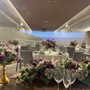 ワイドスクリーンはダイナミックな映像を流せる。|752969さんの横浜ベイシェラトン ホテル&タワーズの写真(2522611)