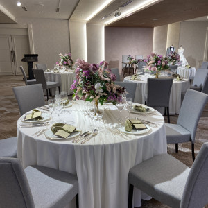 テーブルコーディネート。テーブルは6・8・10名のサイズ展開|752969さんの横浜ベイシェラトン ホテル&タワーズの写真(2522615)