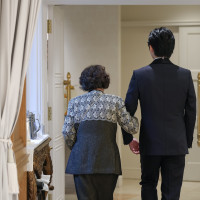 披露宴会場出口