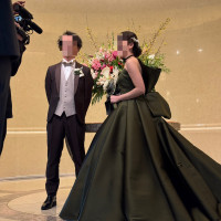 結婚式後のインタビュー