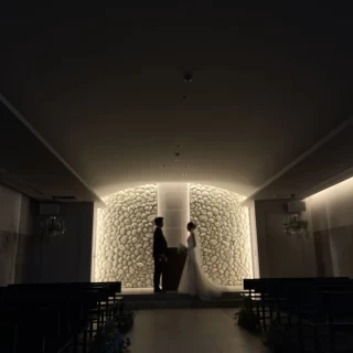 挙式の前に撮影しました。