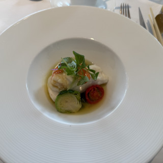 コース魚料理、とても美味しい